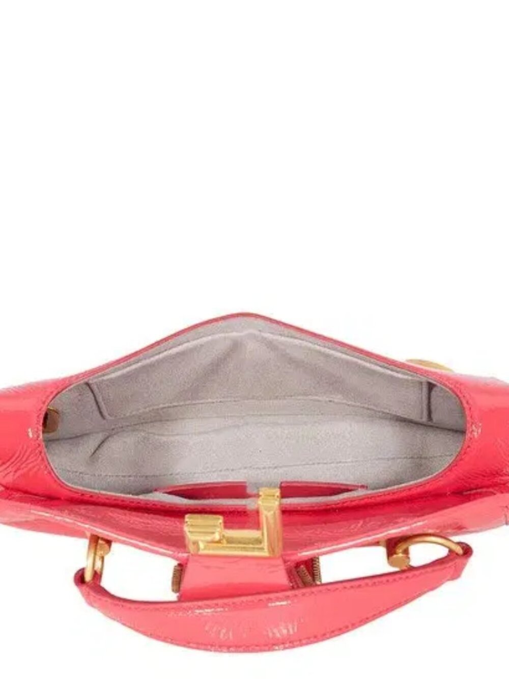 Balmain Blaze Rose Pink Patent 2-Way Baguette Bag | NWT | Rare | COA - Picture 10 of 12